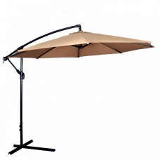 10' Patio Umbrella Offset Hanging Umbrella Outdoor Market Umbrella D10   